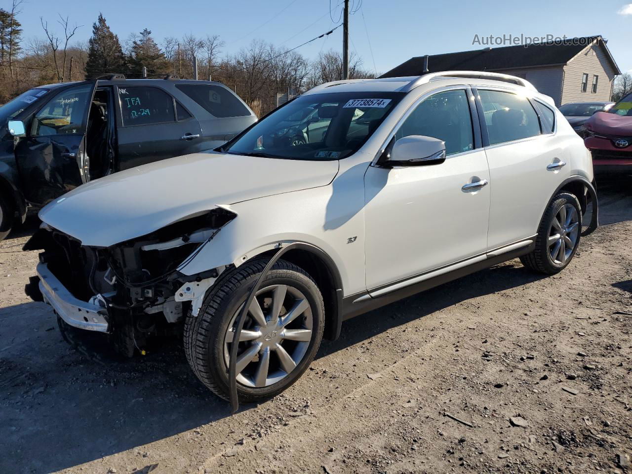 2017 Infiniti Qx50  White vin: JN1BJ0RR1HM415469