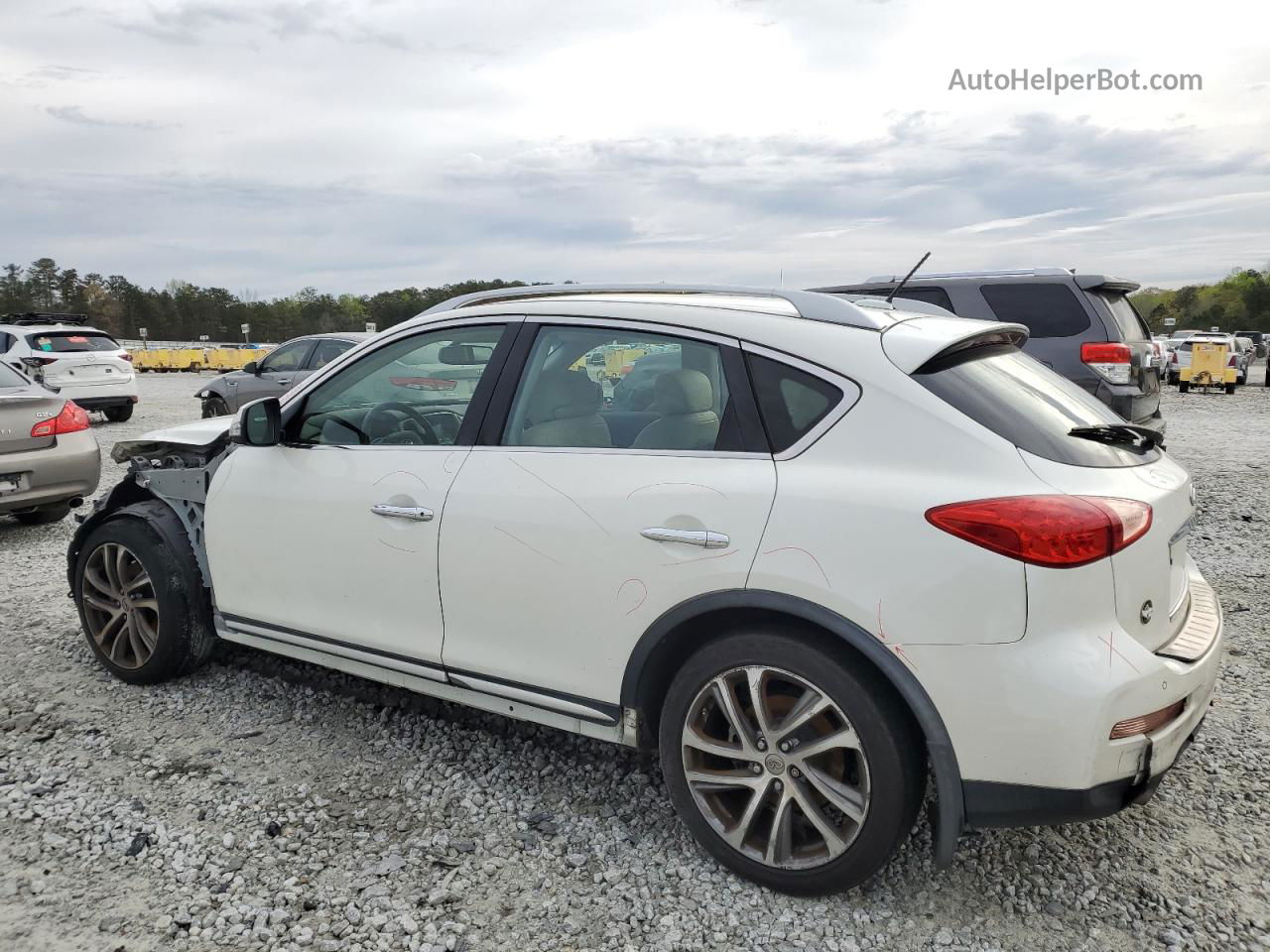 2017 Infiniti Qx50  White vin: JN1BJ0RR1HM416489