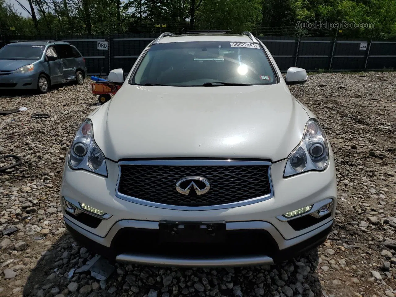 2017 Infiniti Qx50  White vin: JN1BJ0RR2HM400074