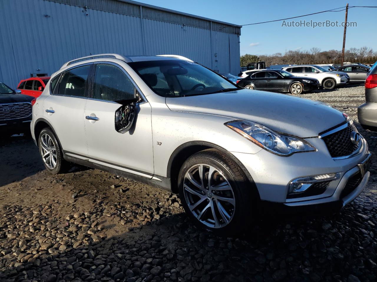 2017 Infiniti Qx50  Silver vin: JN1BJ0RR2HM403704