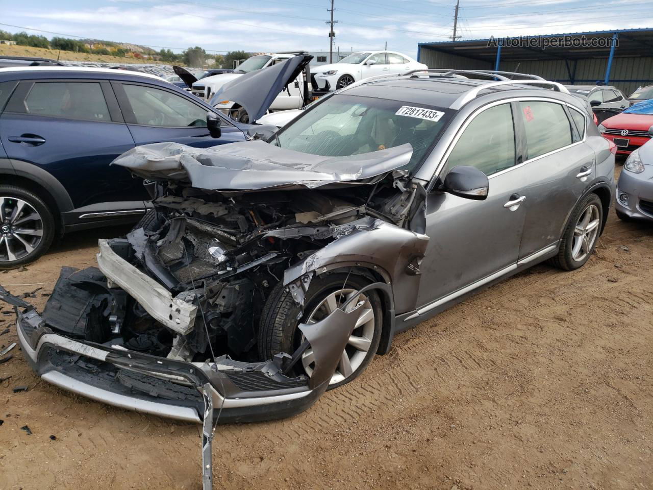 2017 Infiniti Qx50  Gray vin: JN1BJ0RR2HM410183