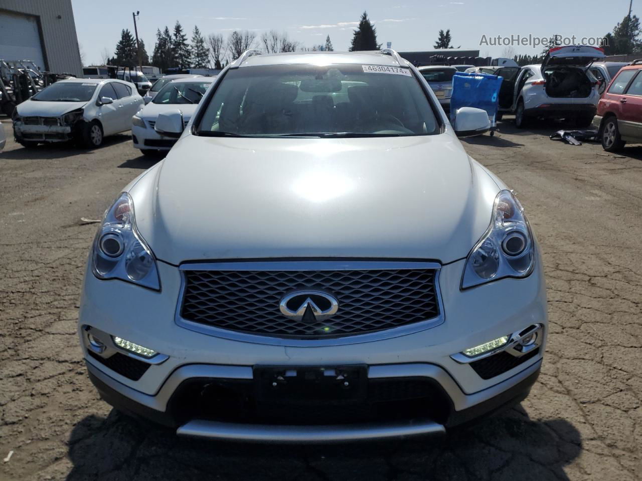 2017 Infiniti Qx50  White vin: JN1BJ0RR3HM405431