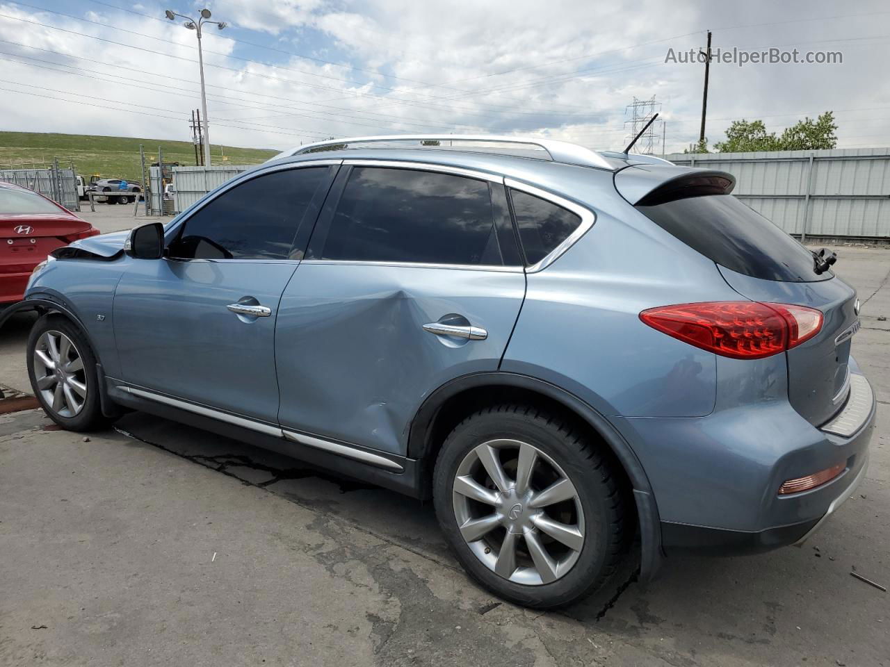 2017 Infiniti Qx50  Blue vin: JN1BJ0RR3HM407549