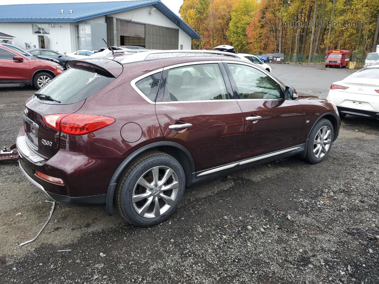 2017 Infiniti Qx50  Maroon vin: JN1BJ0RR3HM408958