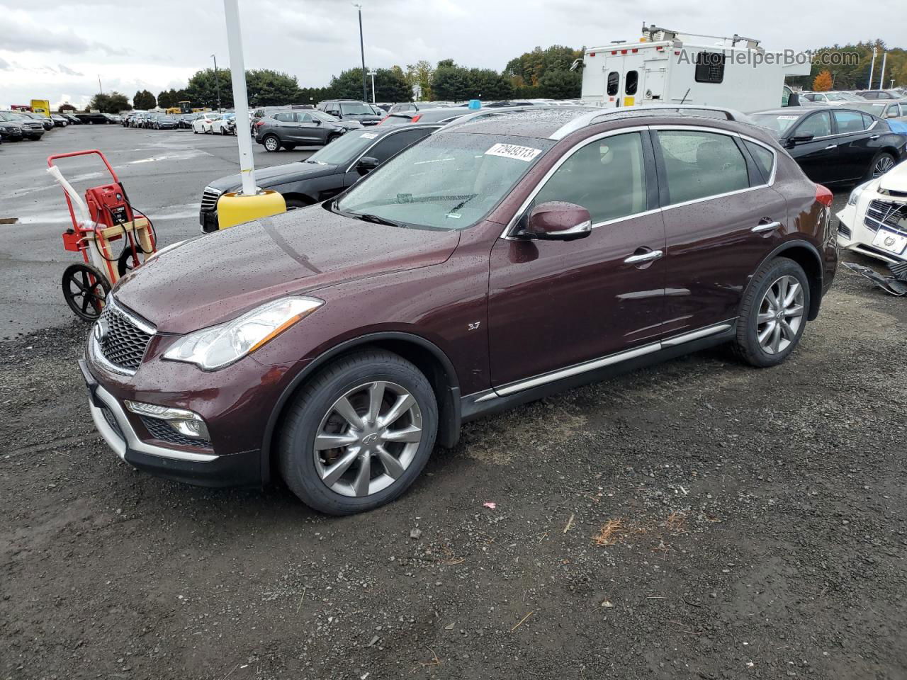 2017 Infiniti Qx50  Maroon vin: JN1BJ0RR3HM408958