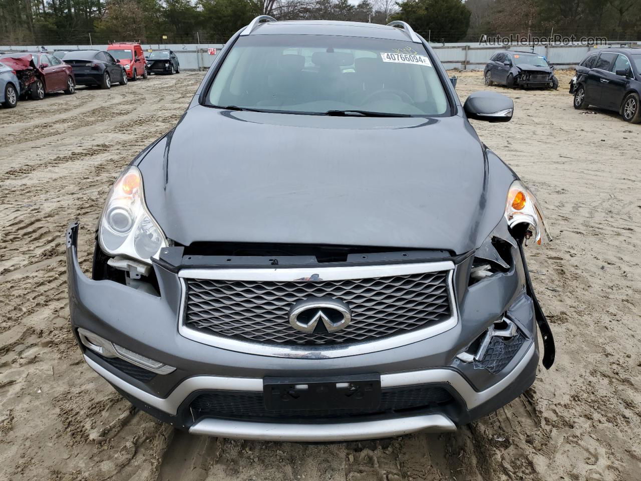 2017 Infiniti Qx50  Серебряный vin: JN1BJ0RR4HM401243