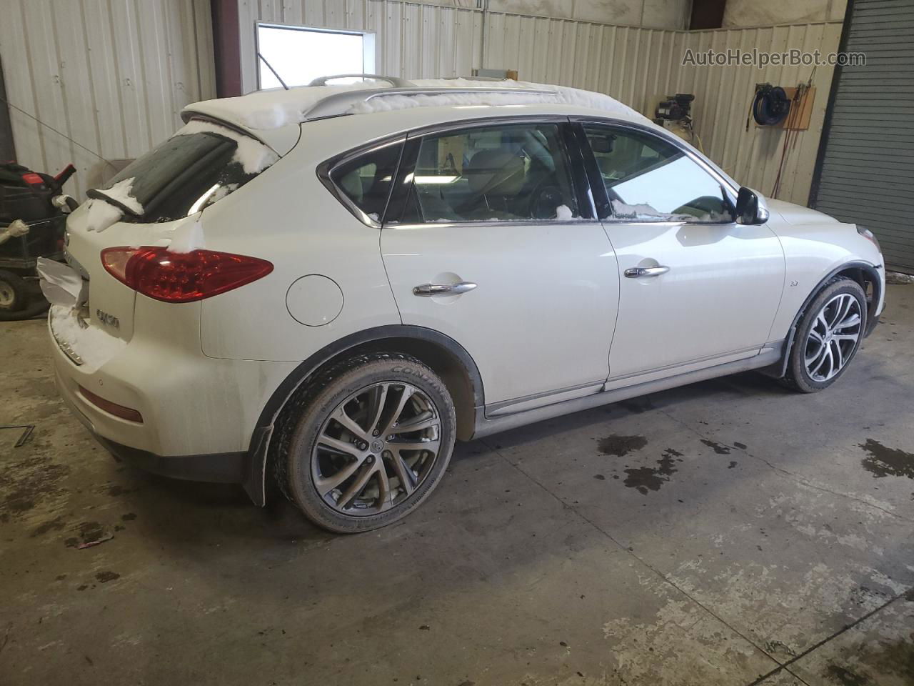 2017 Infiniti Qx50  White vin: JN1BJ0RR4HM404496