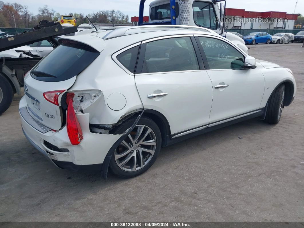 2017 Infiniti Qx50   White vin: JN1BJ0RR4HM409522