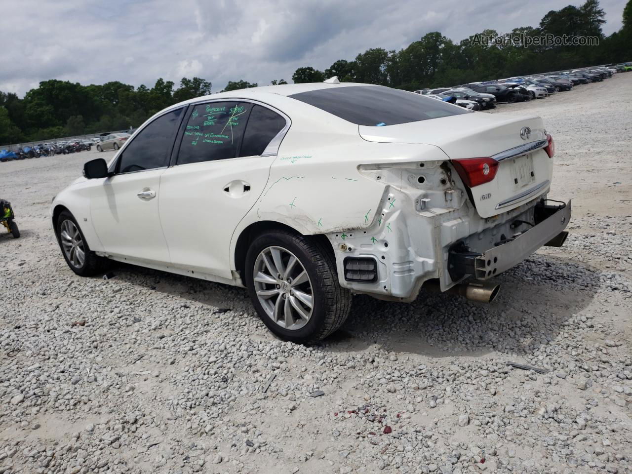 2017 Infiniti Qx50  White vin: JN1BJ0RR5HM415281