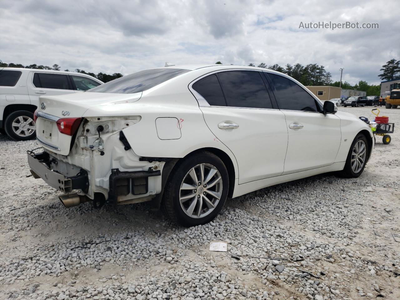 2017 Infiniti Qx50  White vin: JN1BJ0RR5HM415281