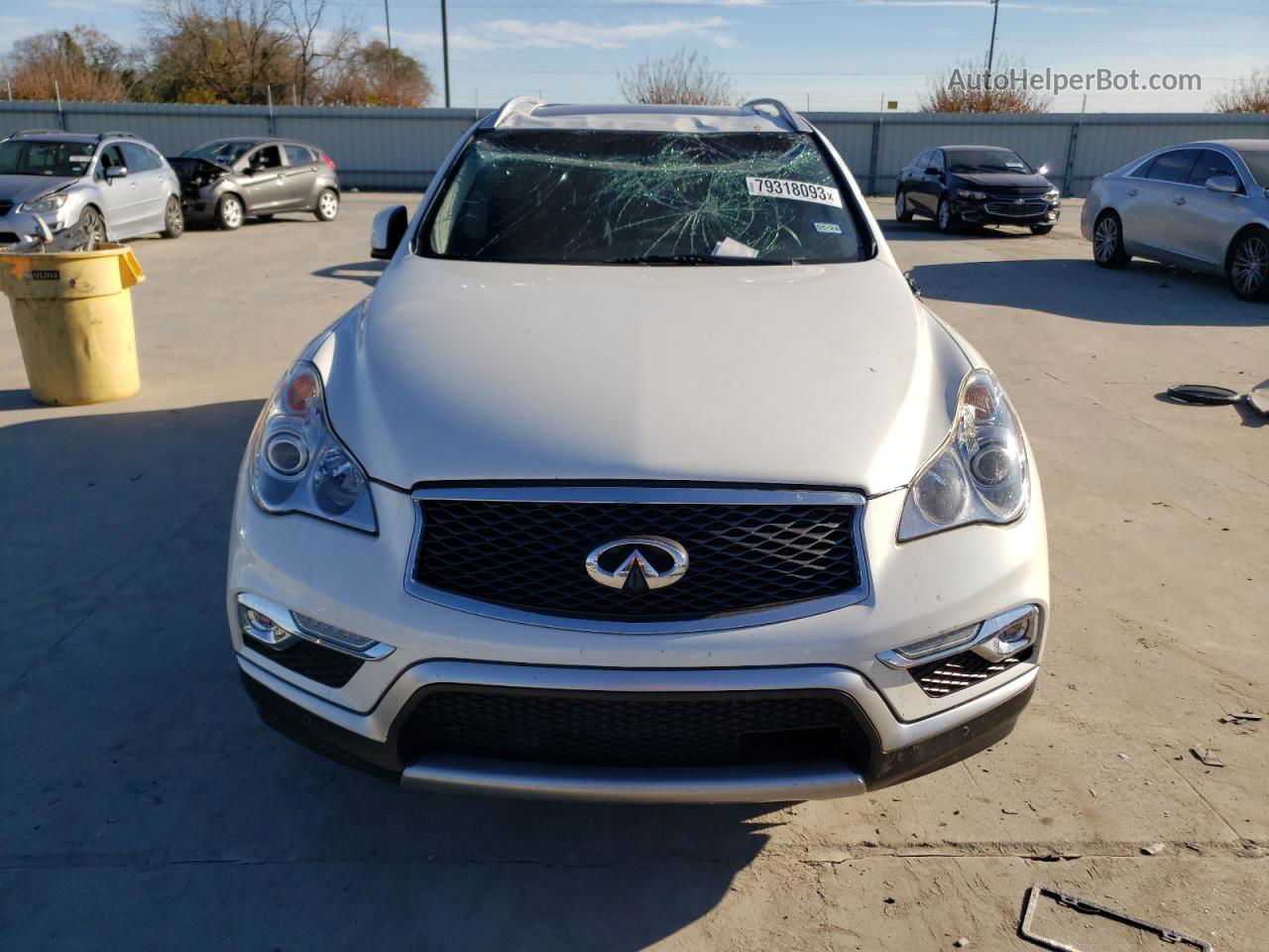 2017 Infiniti Qx50  White vin: JN1BJ0RR6HM400479