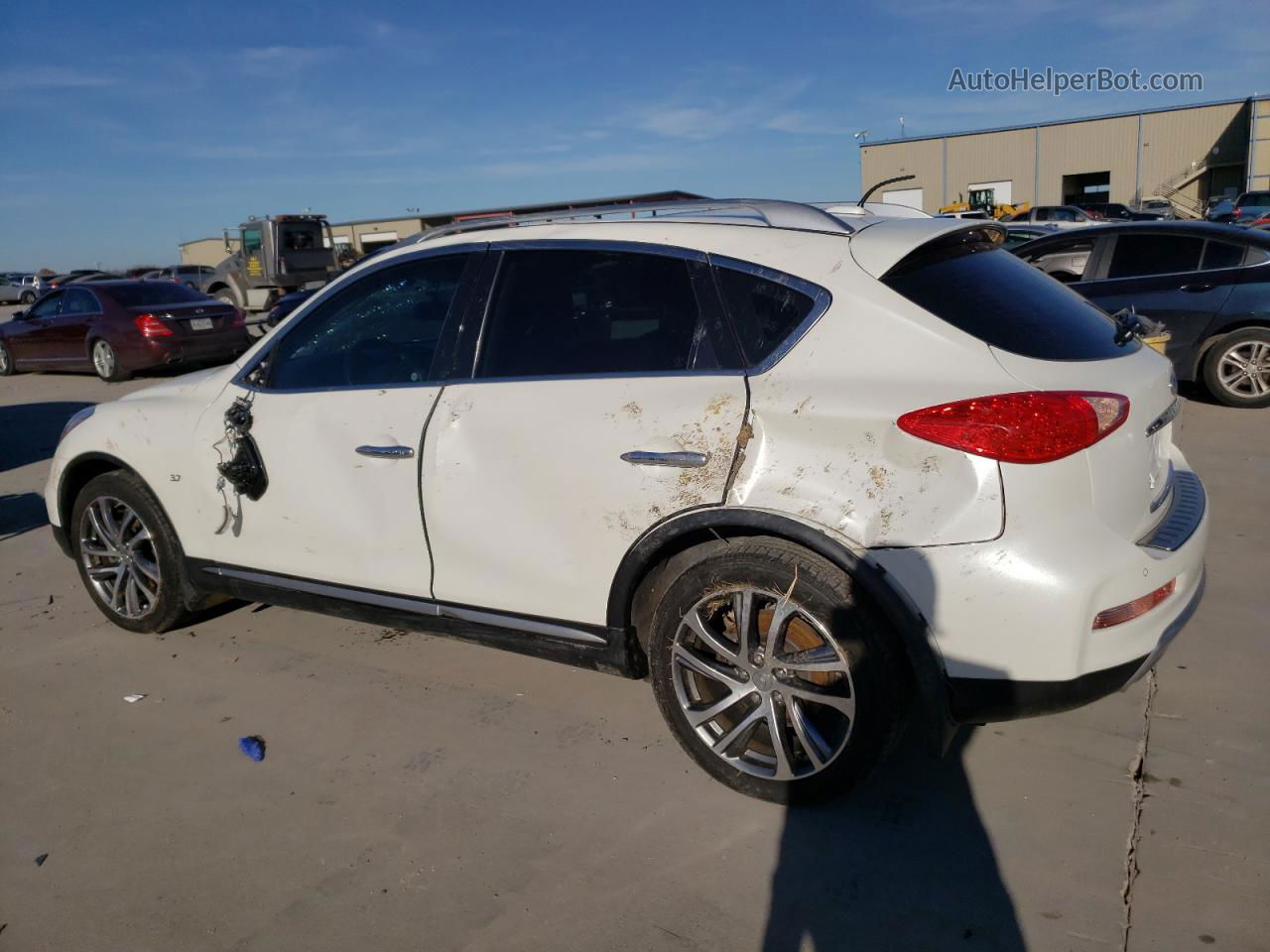 2017 Infiniti Qx50  White vin: JN1BJ0RR6HM400479