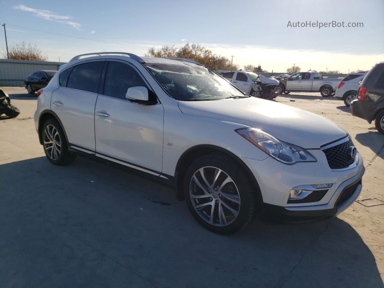 2017 Infiniti Qx50  White vin: JN1BJ0RR6HM400479