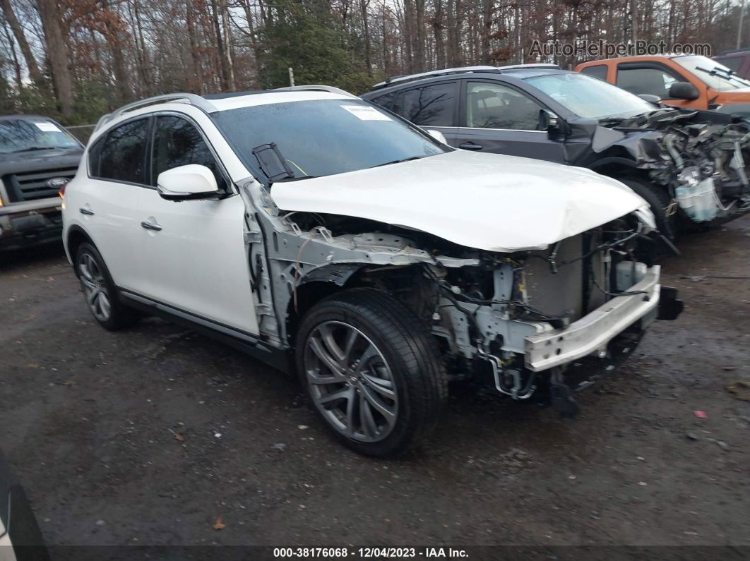 2017 Infiniti Qx50 White vin: JN1BJ0RR6HM403804