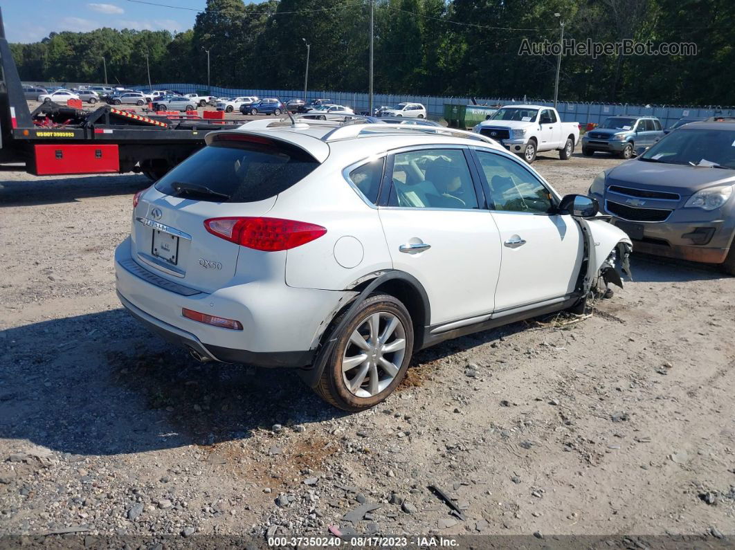 2017 Infiniti Qx50   White vin: JN1BJ0RR6HM410333