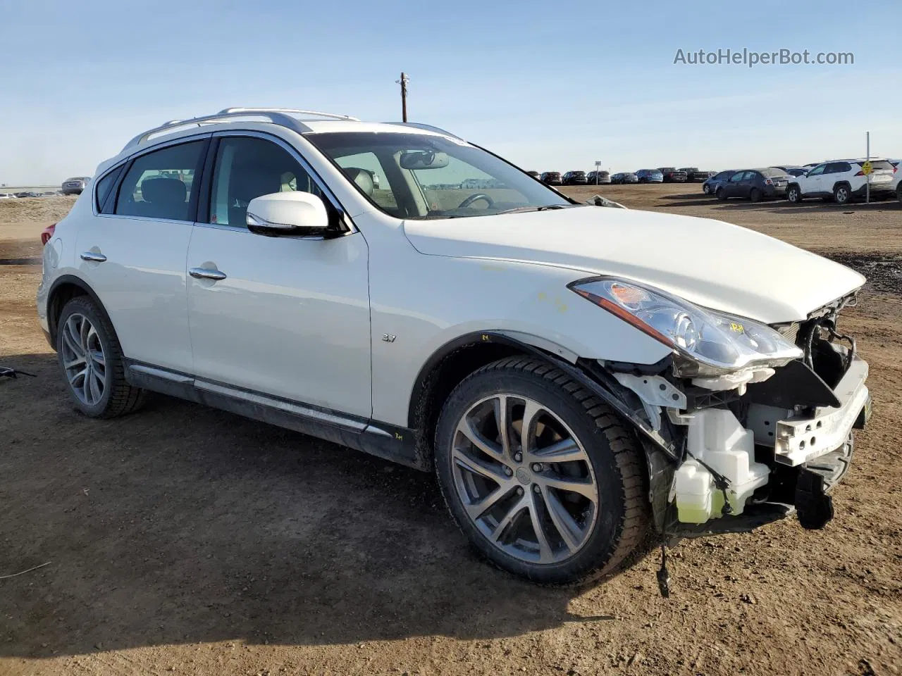 2017 Infiniti Qx50  White vin: JN1BJ0RR7HM400555