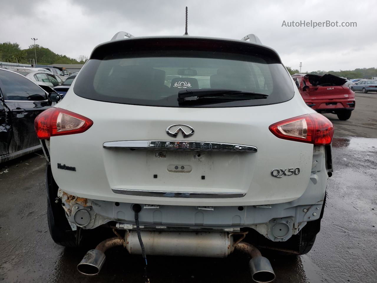 2017 Infiniti Qx50  Белый vin: JN1BJ0RR7HM401852