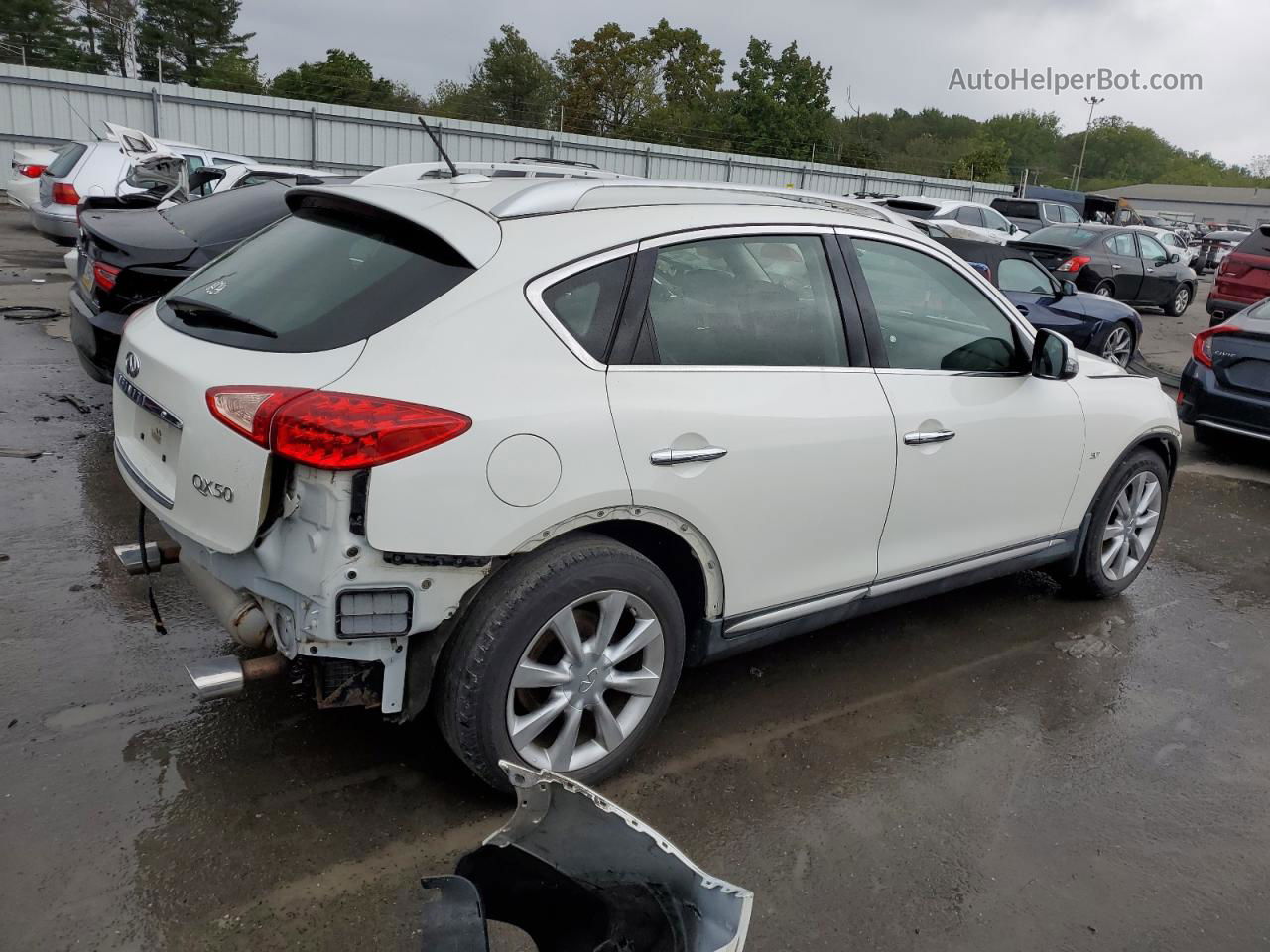 2017 Infiniti Qx50  White vin: JN1BJ0RR7HM401852