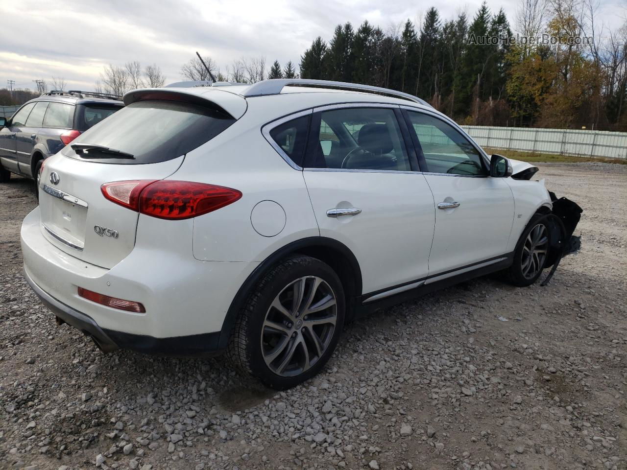 2017 Infiniti Qx50  White vin: JN1BJ0RR7HM402628