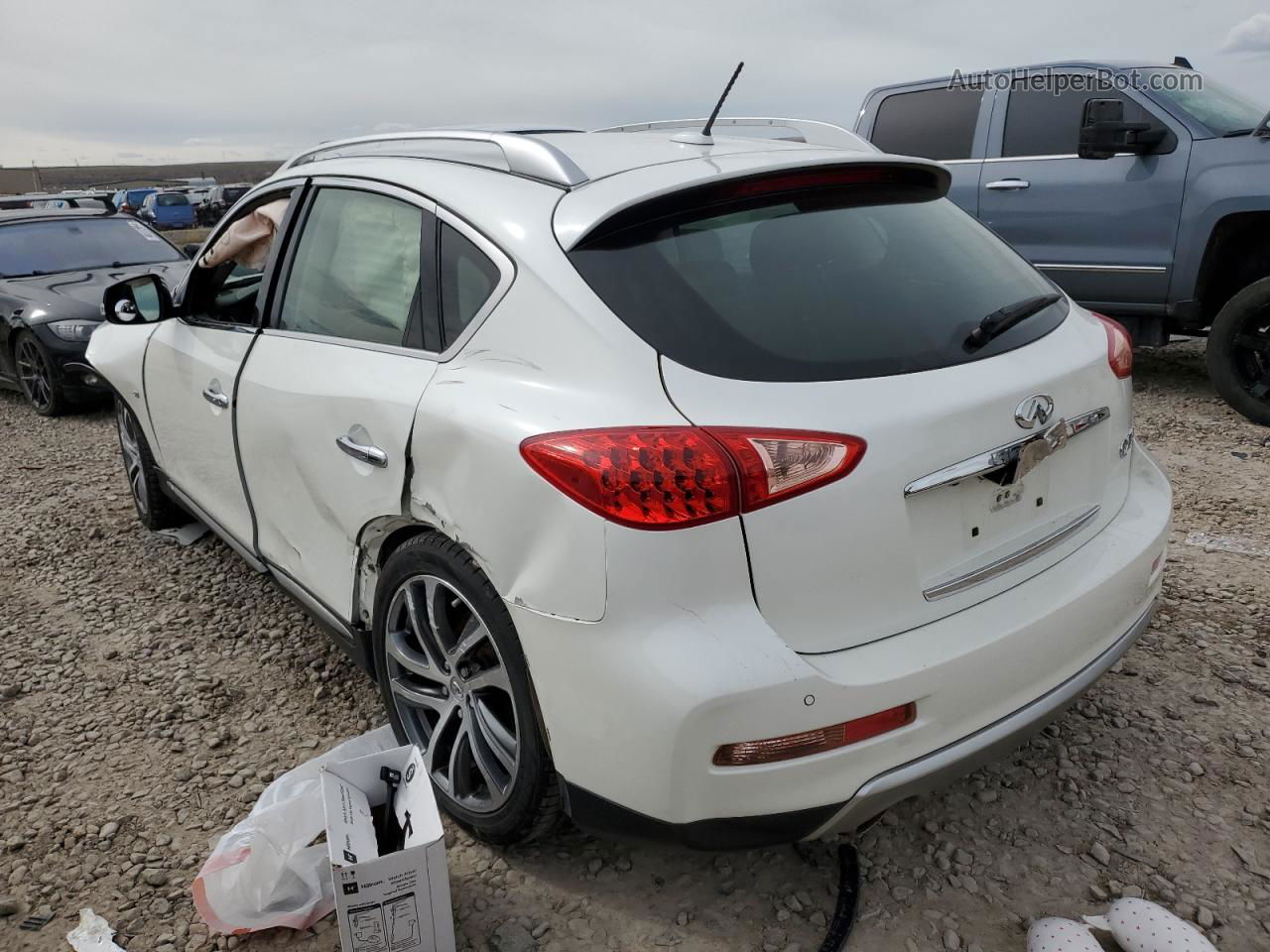 2017 Infiniti Qx50  White vin: JN1BJ0RR7HM406310