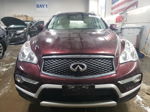 2017 Infiniti Qx50  Maroon vin: JN1BJ0RR7HM407957