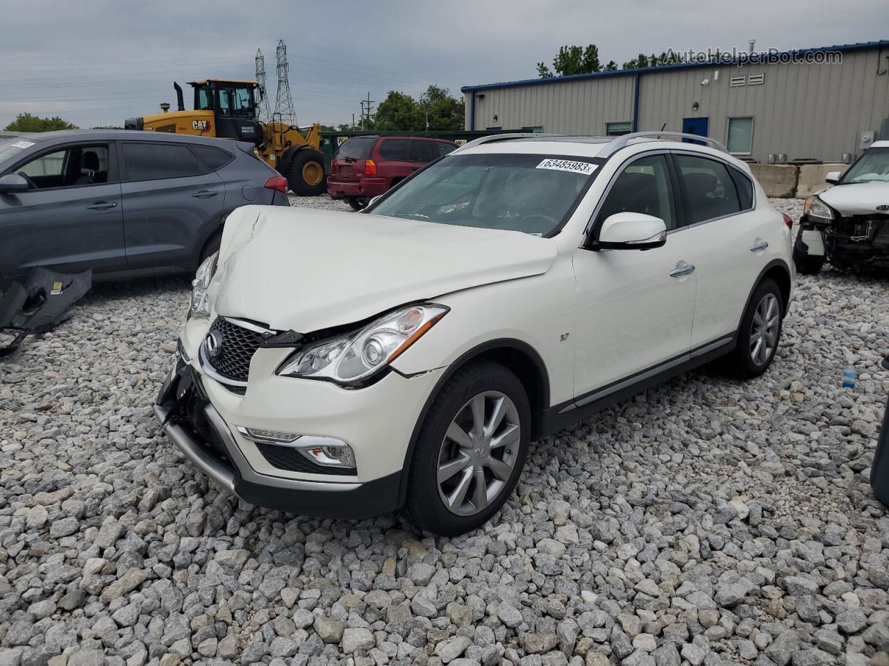 2017 Infiniti Qx50  White vin: JN1BJ0RR7HM408168