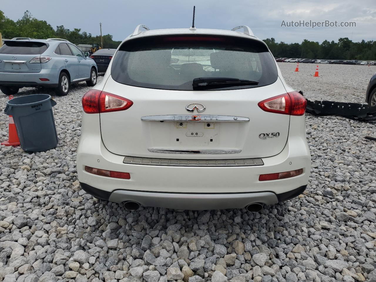 2017 Infiniti Qx50  White vin: JN1BJ0RR7HM408168