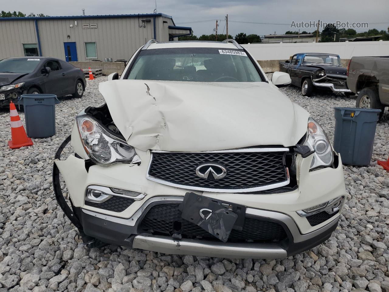 2017 Infiniti Qx50  White vin: JN1BJ0RR7HM408168