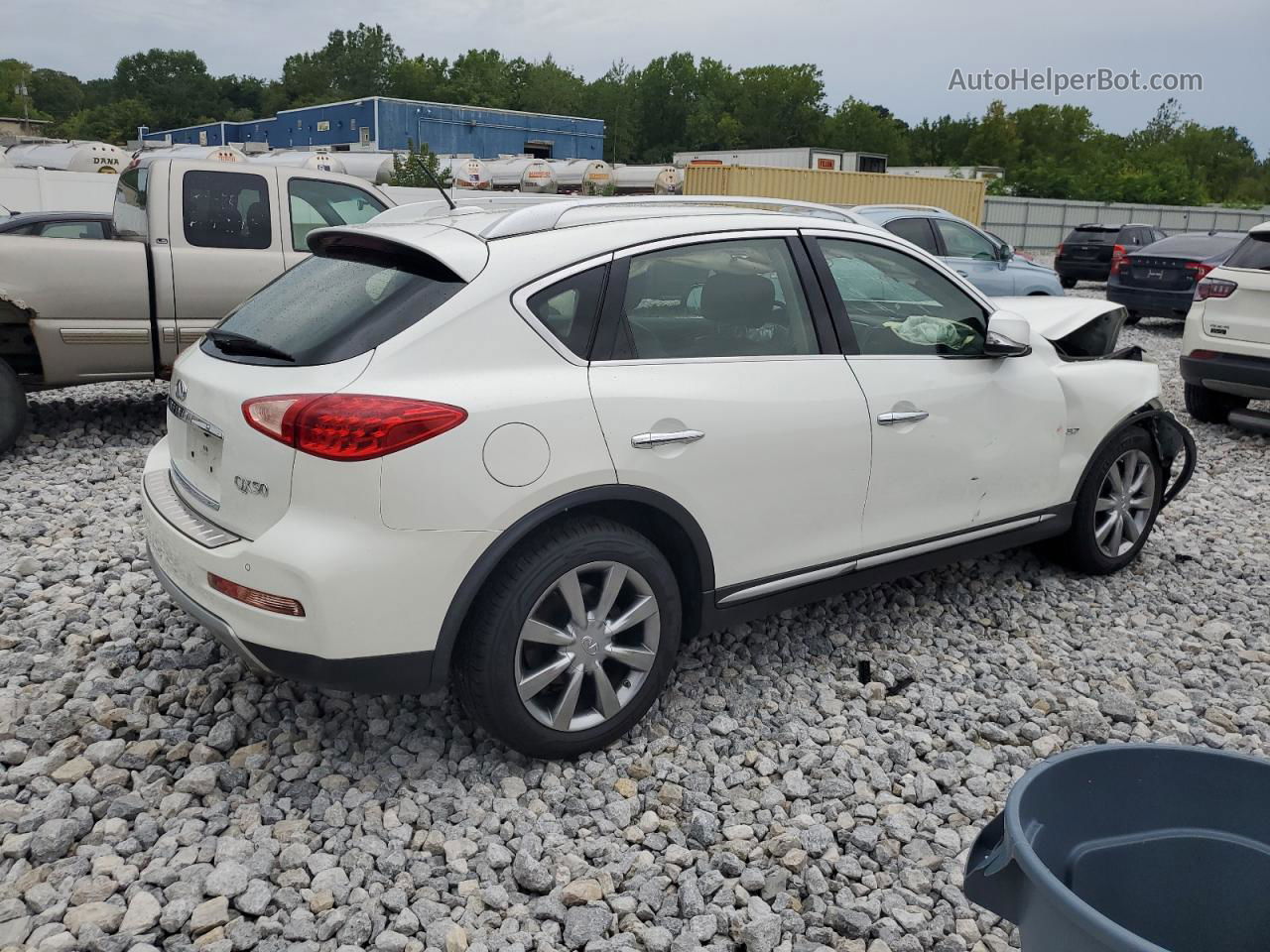 2017 Infiniti Qx50  White vin: JN1BJ0RR7HM408168