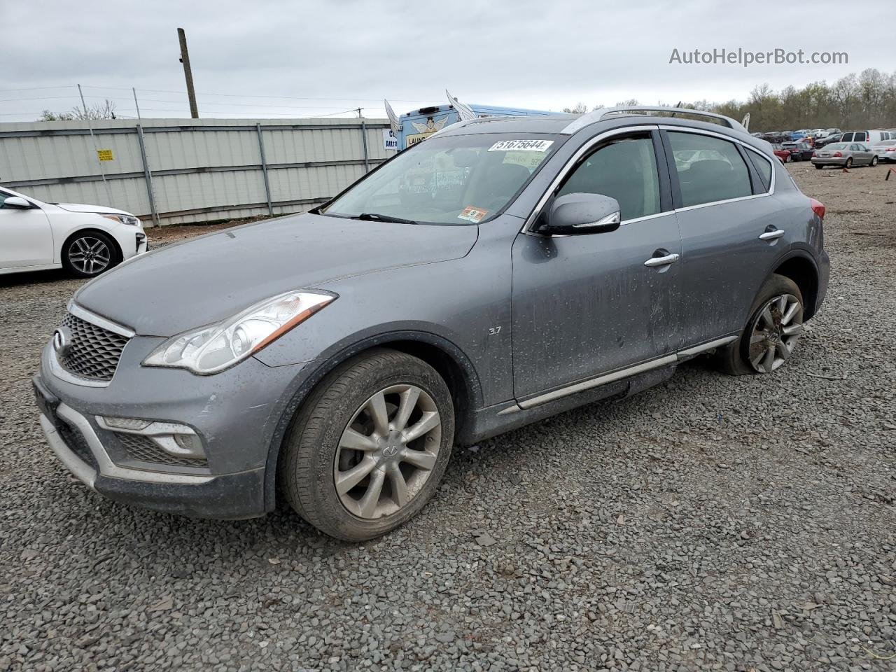 2017 Infiniti Qx50  Gray vin: JN1BJ0RR8HM405537