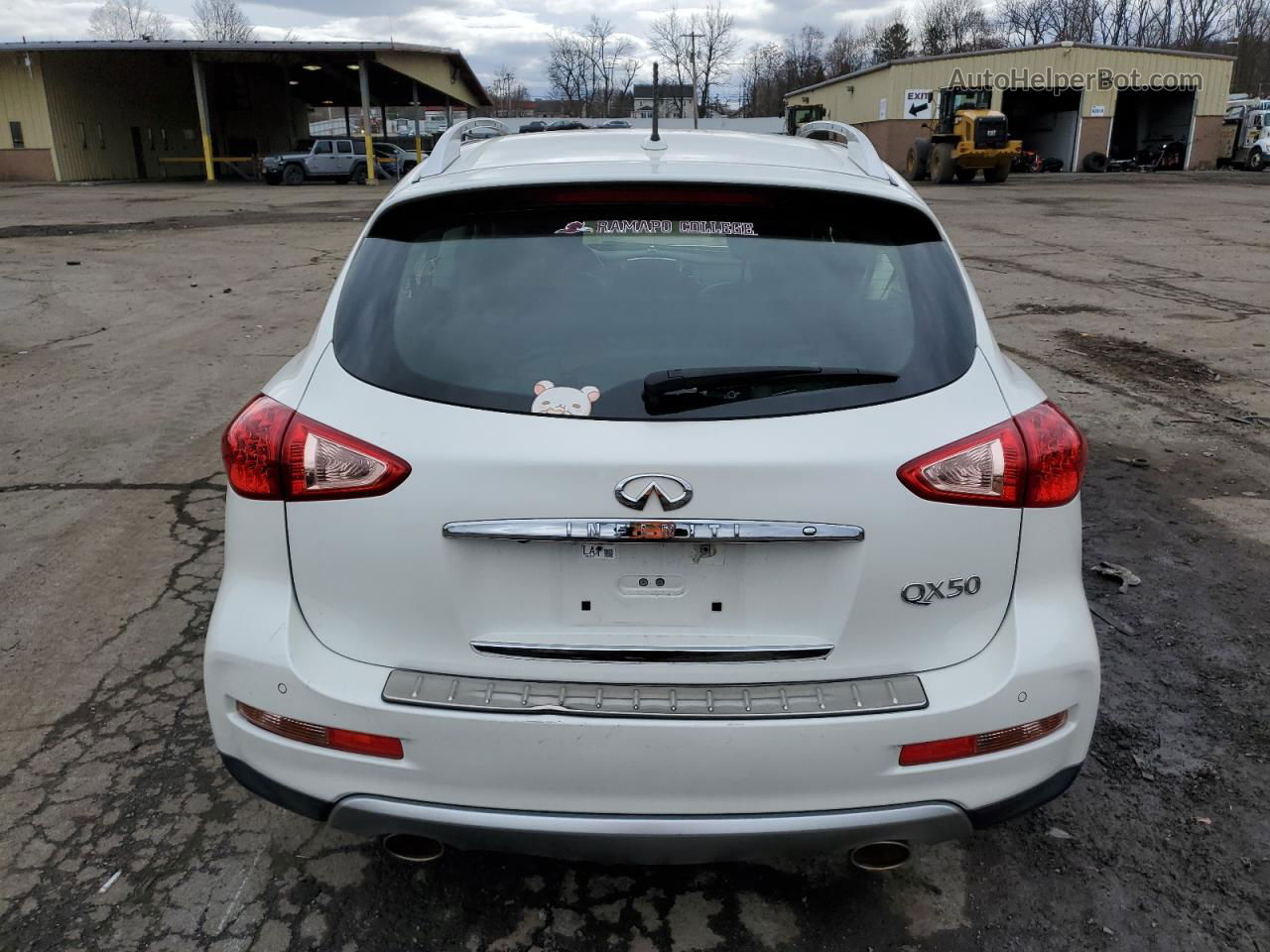 2017 Infiniti Qx50  White vin: JN1BJ0RR8HM417185