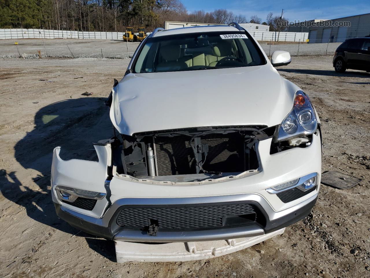 2017 Infiniti Qx50  White vin: JN1BJ0RR9HM400296