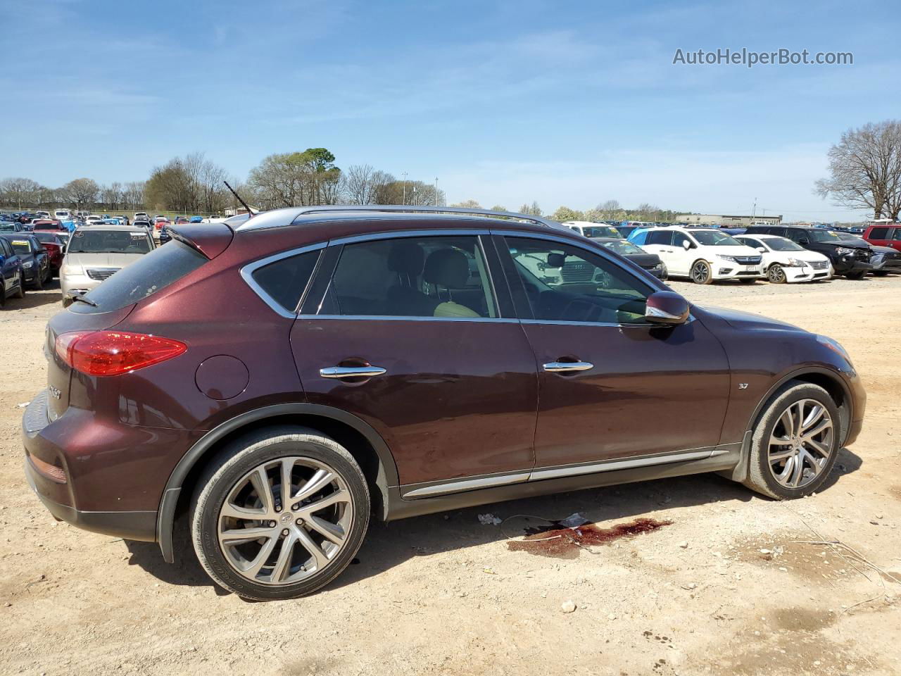 2017 Infiniti Qx50  Burgundy vin: JN1BJ0RR9HM401531