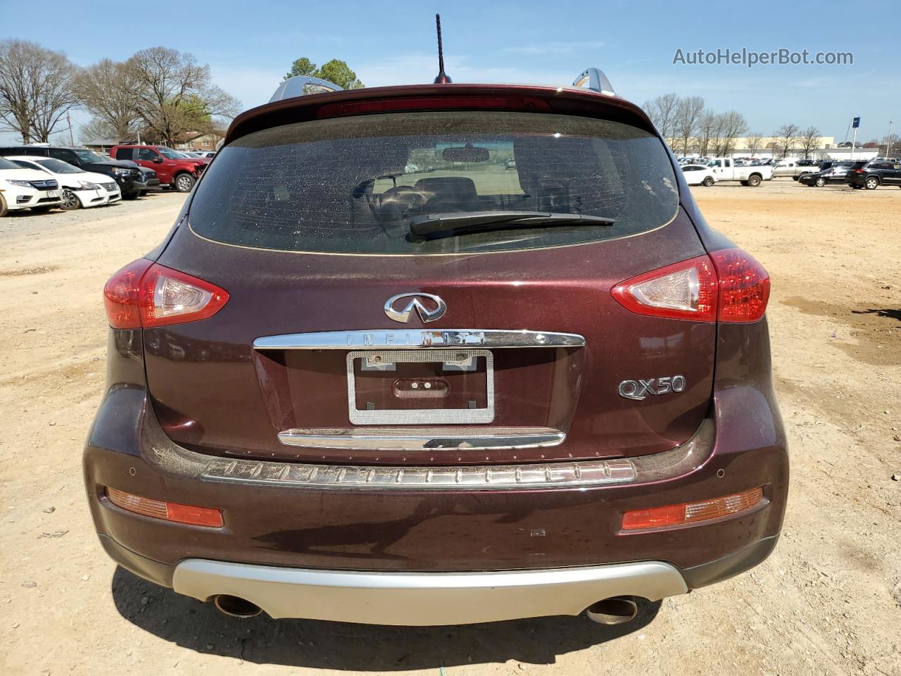 2017 Infiniti Qx50  Burgundy vin: JN1BJ0RR9HM401531