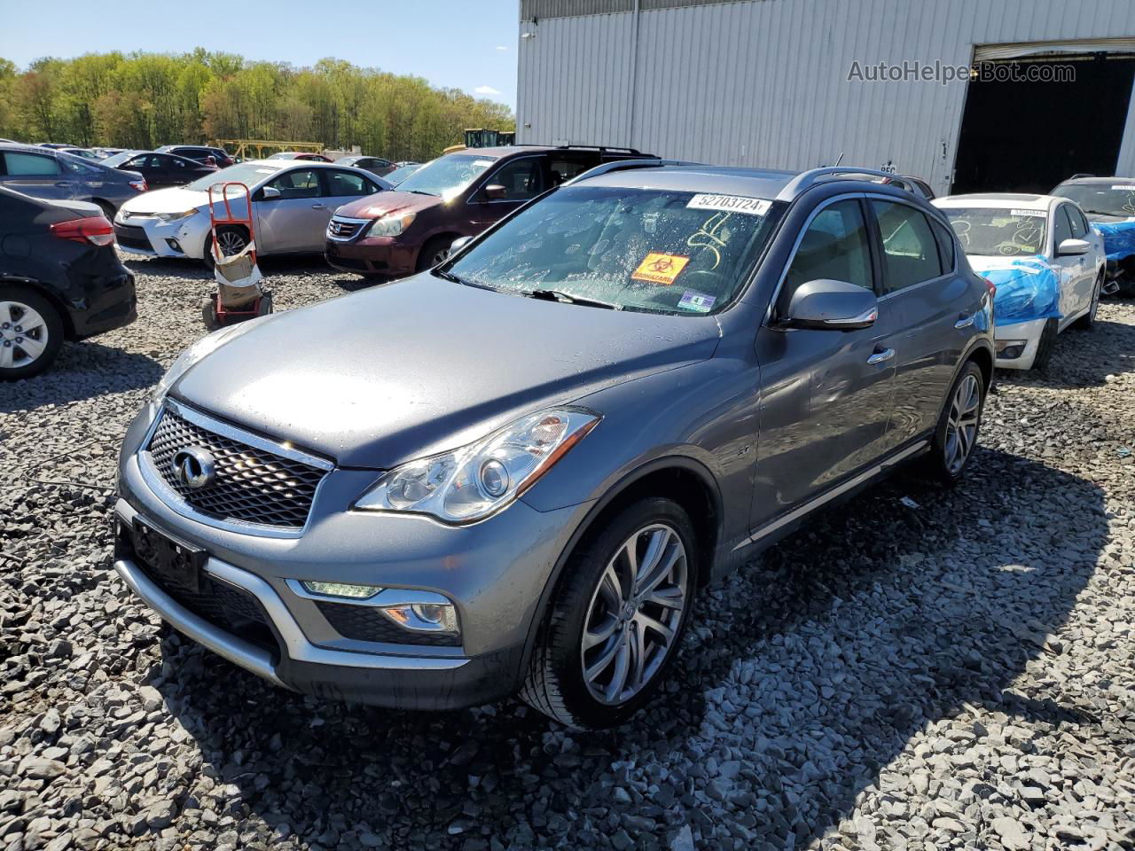 2017 Infiniti Qx50  Charcoal vin: JN1BJ0RR9HM402758