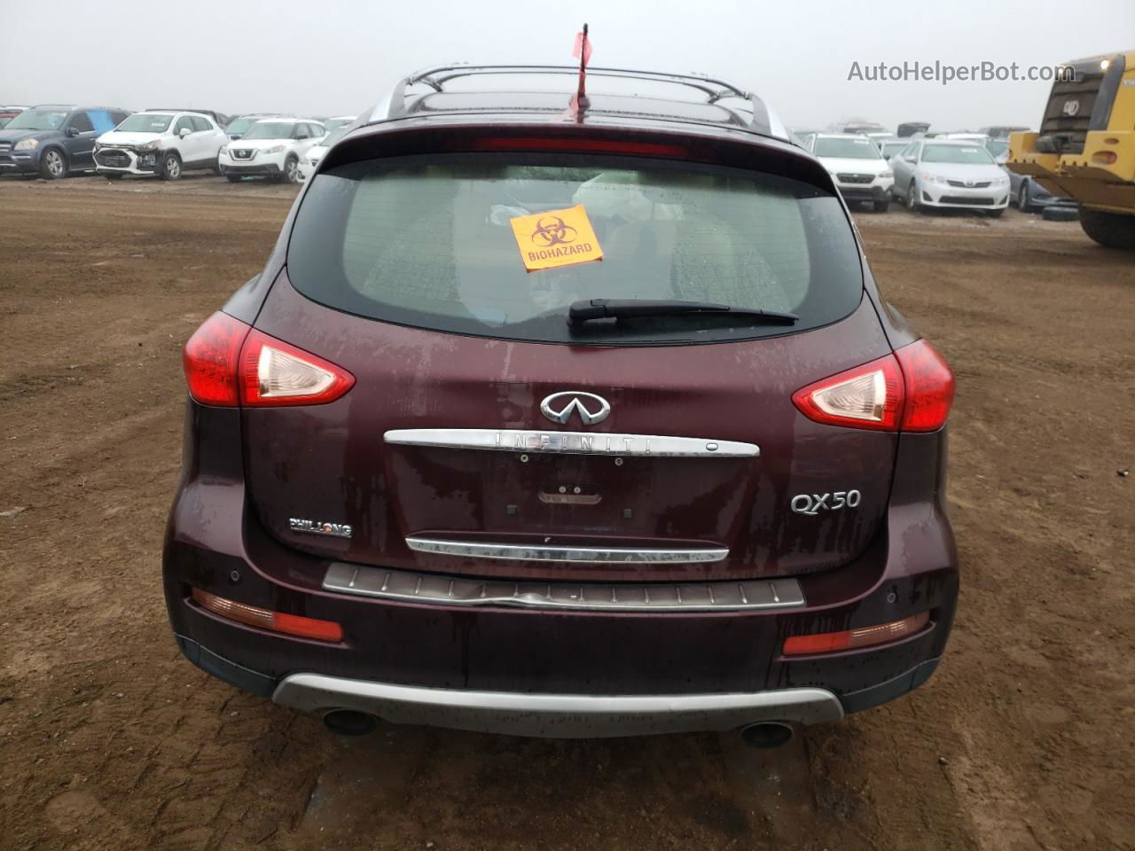 2017 Infiniti Qx50  Burgundy vin: JN1BJ0RR9HM404283