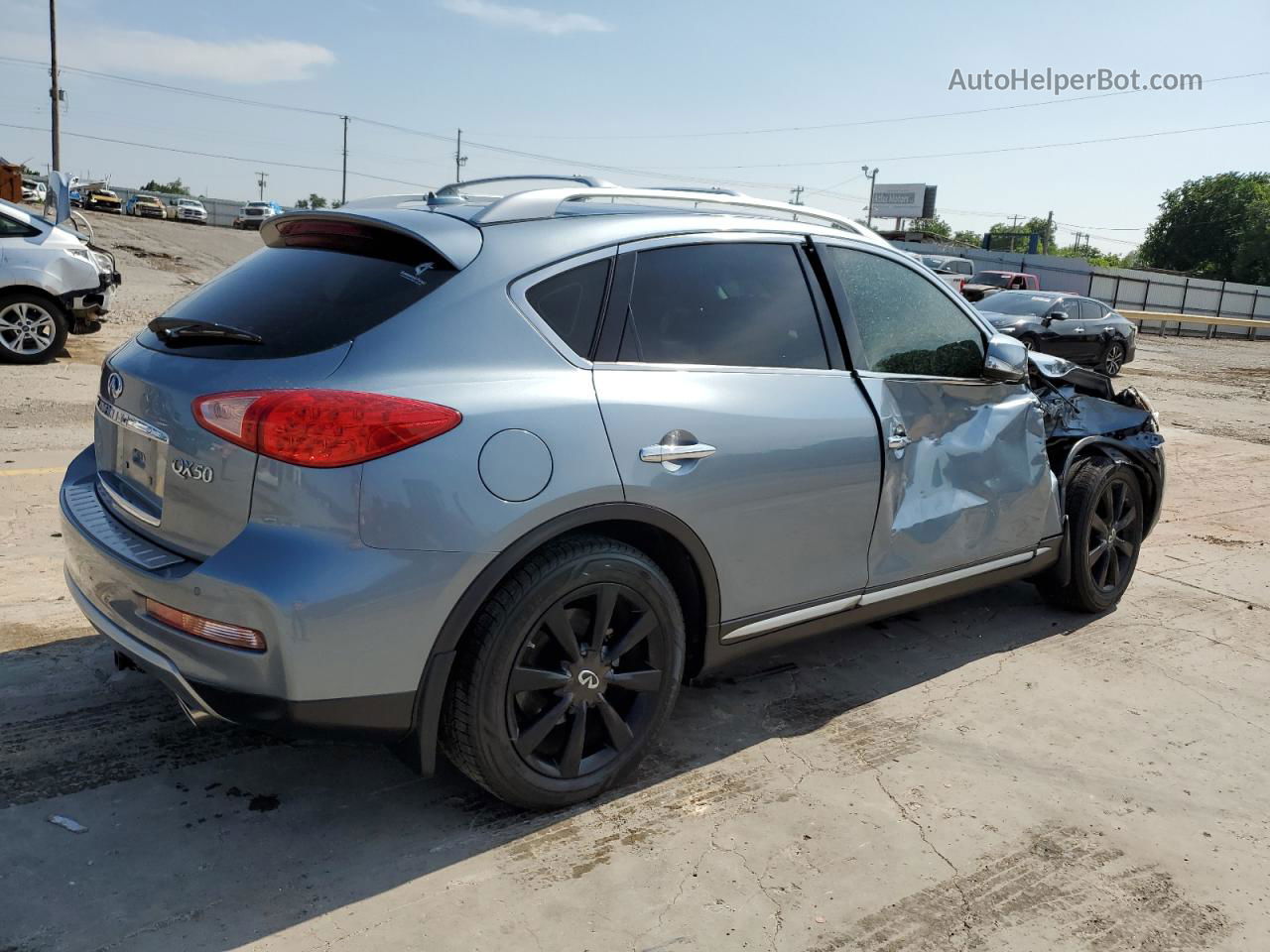 2017 Infiniti Qx50  Blue vin: JN1BJ0RR9HM410990