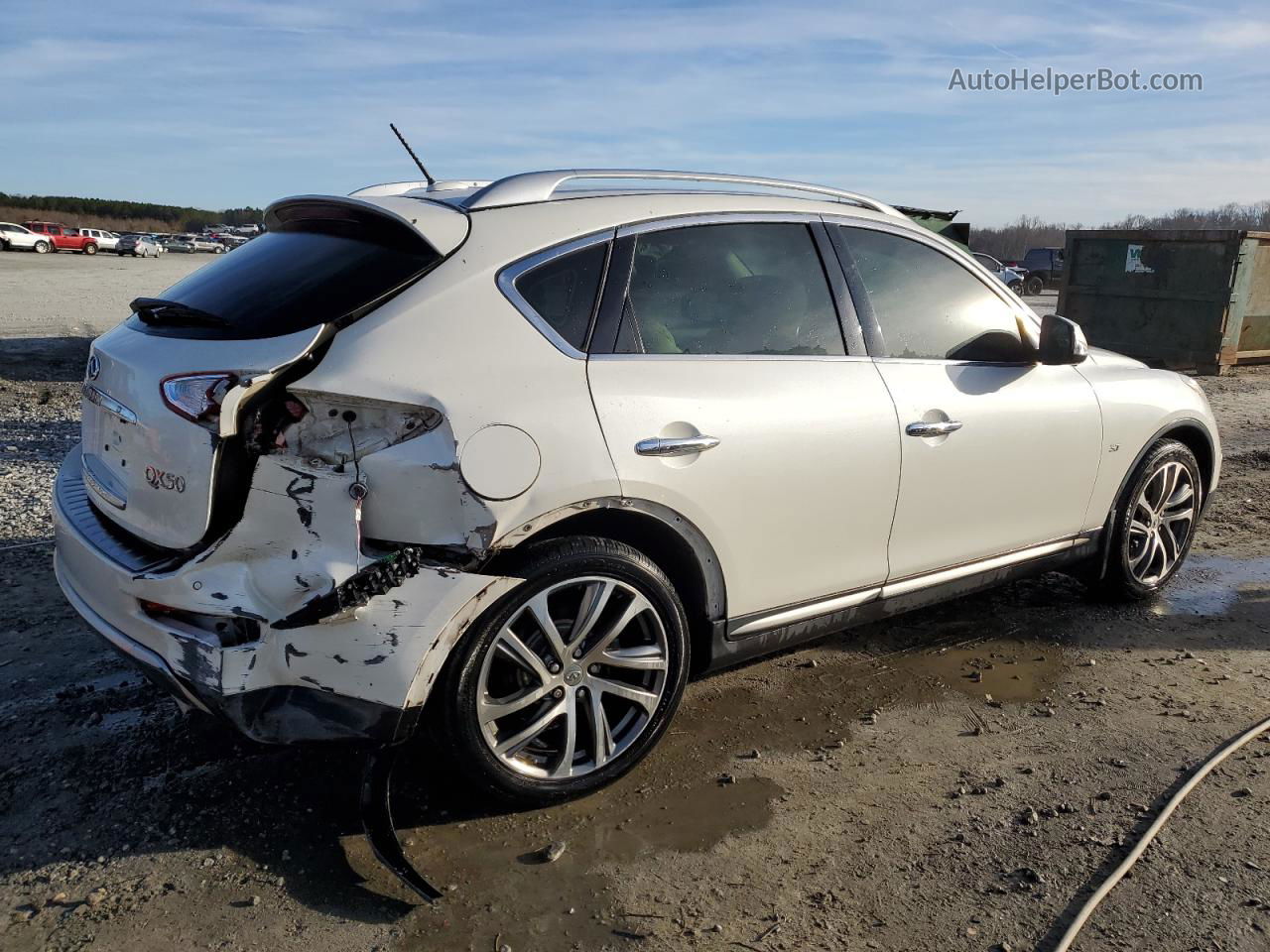 2017 Infiniti Qx50  White vin: JN1BJ0RR9HM413212