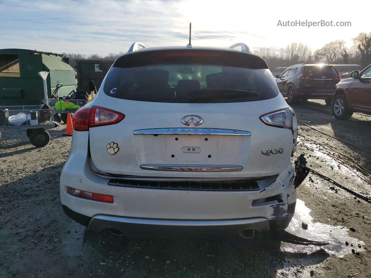 2017 Infiniti Qx50  White vin: JN1BJ0RR9HM413212