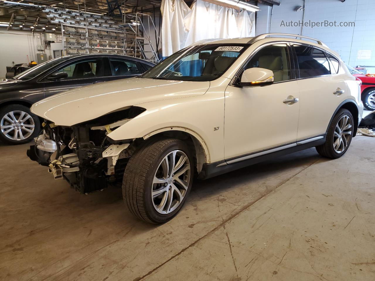 2017 Infiniti Qx50  White vin: JN1BJ0RR9HM415171