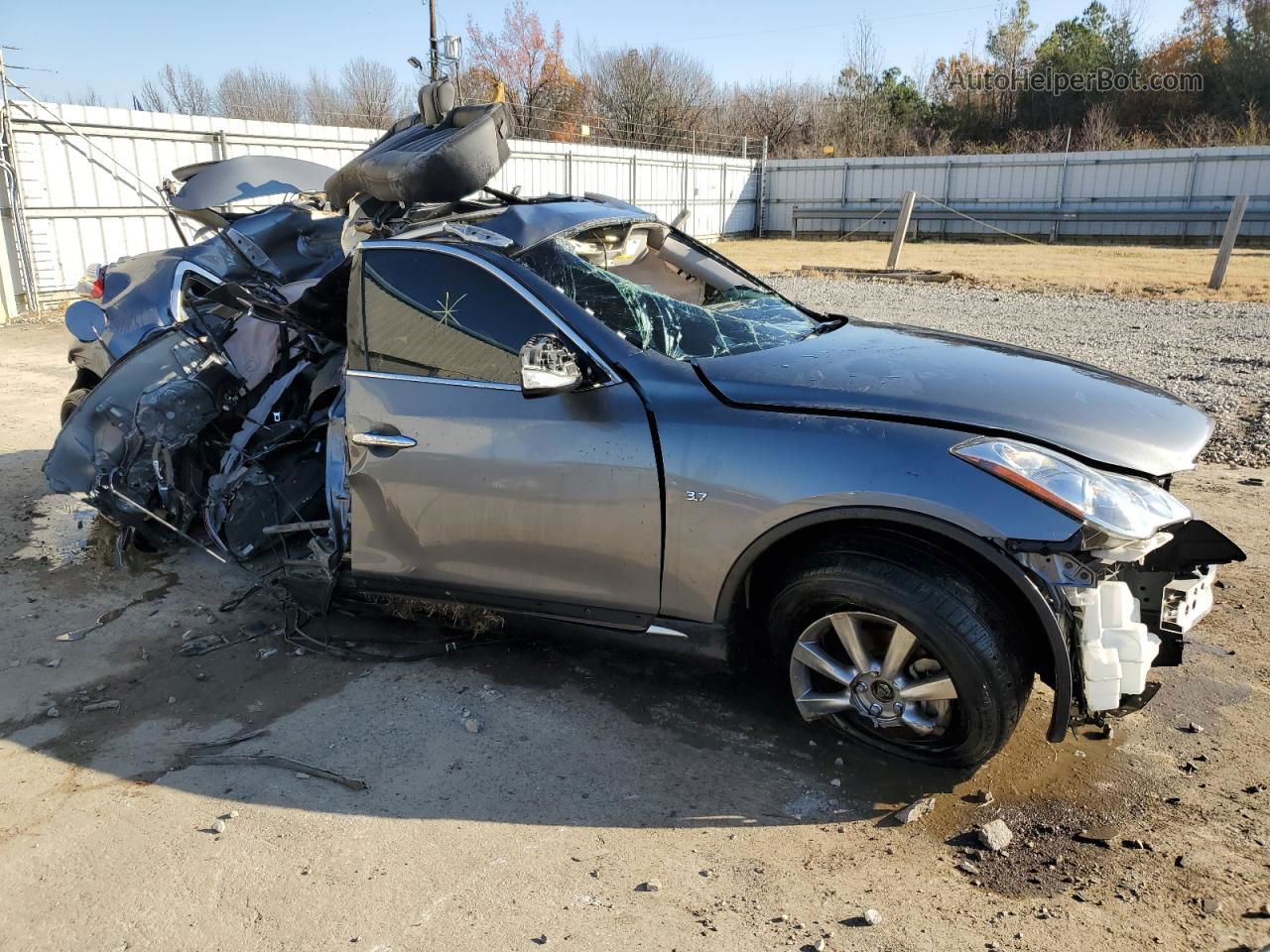 2017 Infiniti Qx50  Silver vin: JN1BJ0RRXHM400114