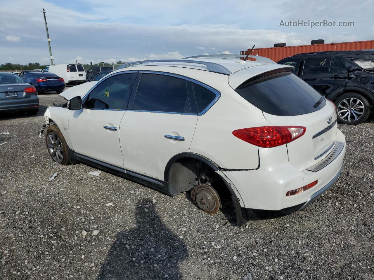 2017 Infiniti Qx50  White vin: JN1BJ0RRXHM409881