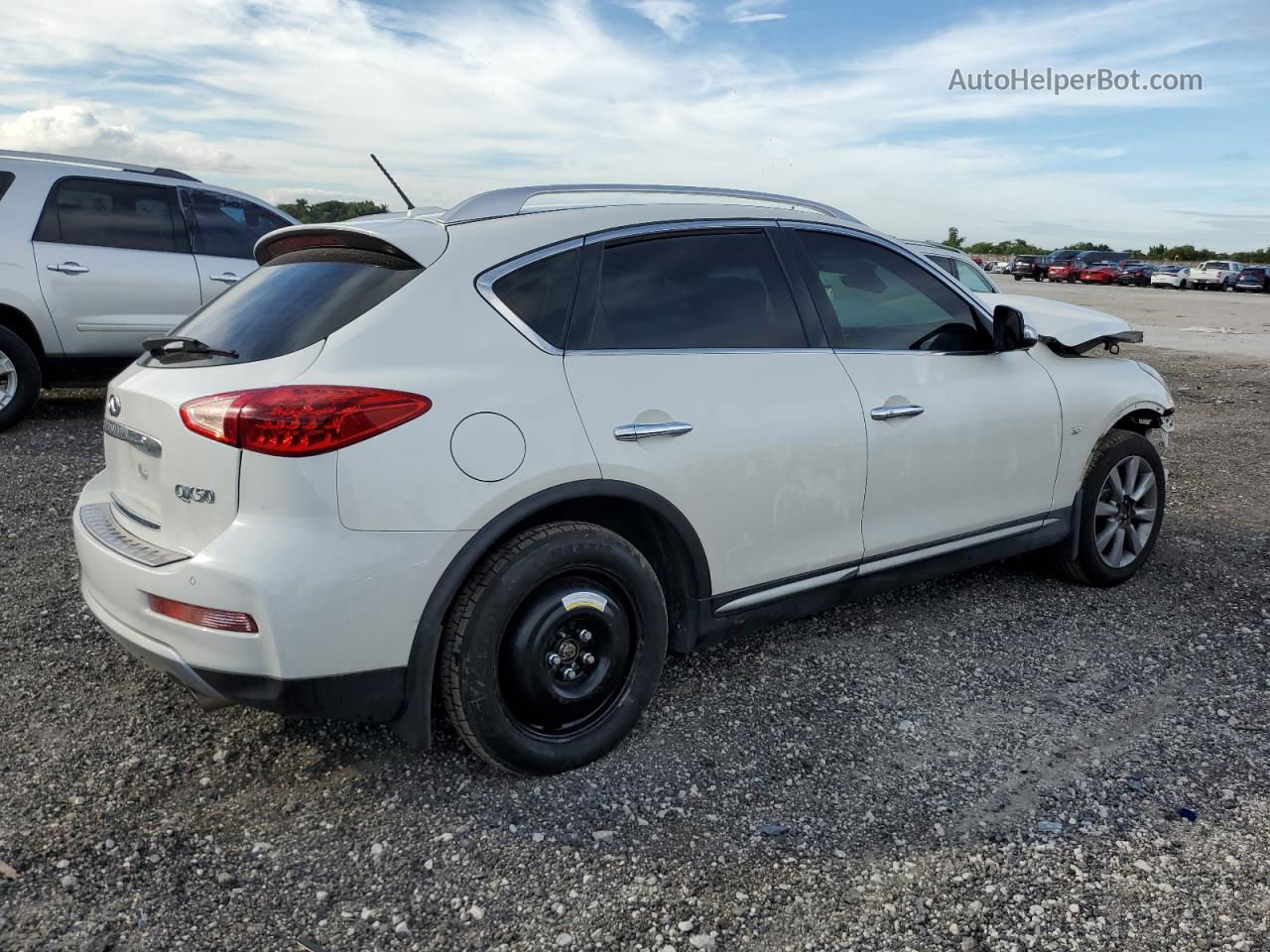 2017 Infiniti Qx50  White vin: JN1BJ0RRXHM409881