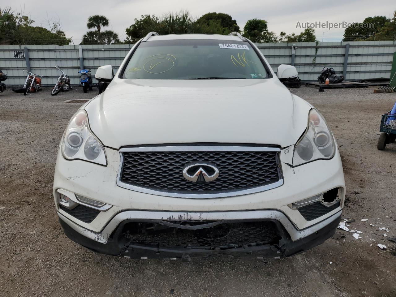 2017 Infiniti Qx50  White vin: JN1BJ0RRXHM410660