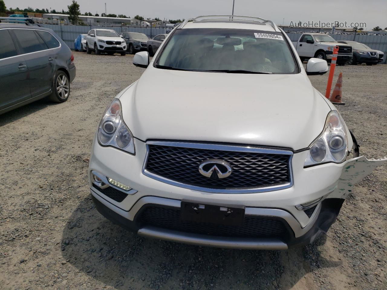 2017 Infiniti Qx50  White vin: JN1BJ0RRXHM414689