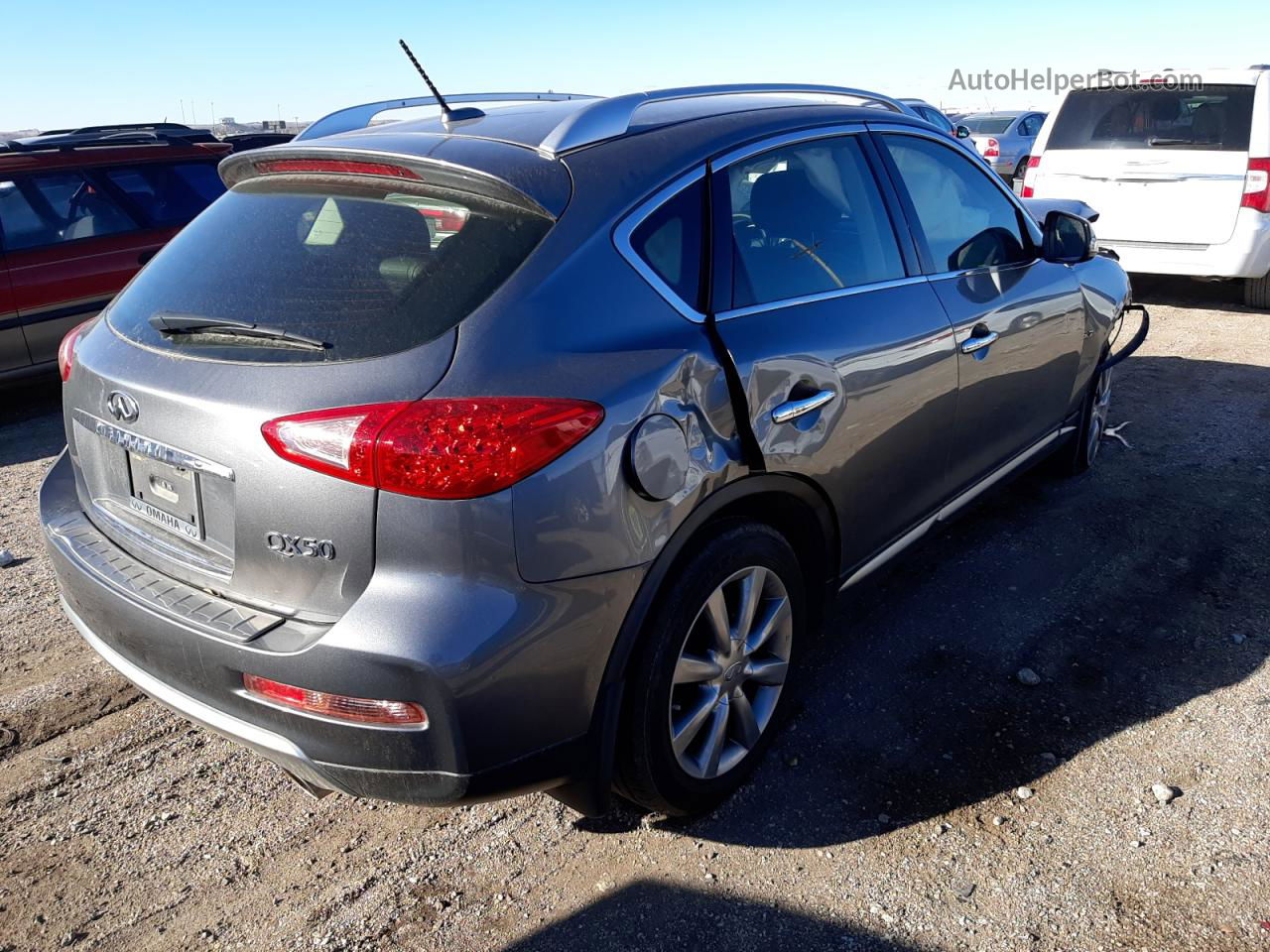 2017 Infiniti Qx50  Gray vin: JN1BJ0RRXHM415728