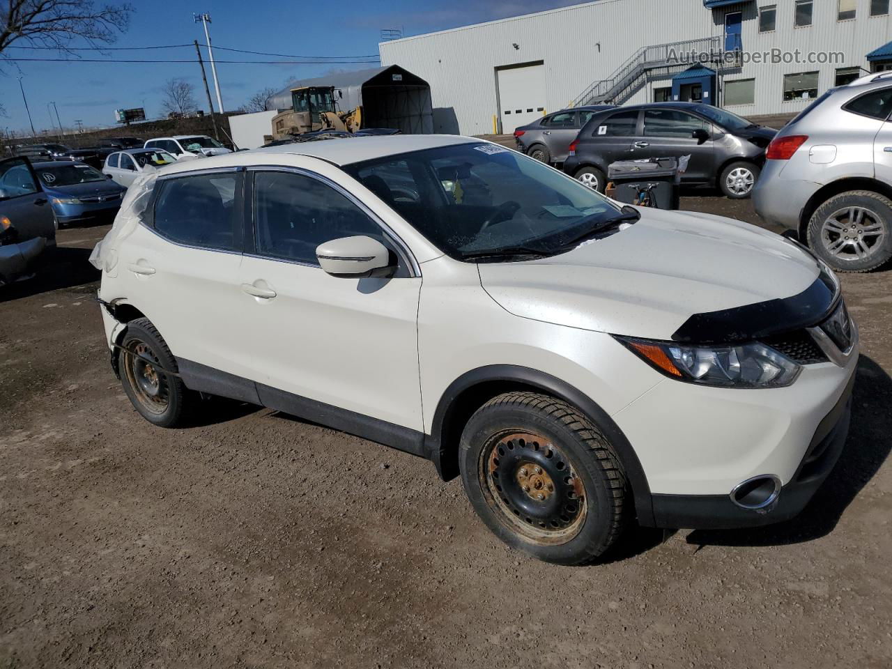 2018 Nissan Qashqai S Белый vin: JN1BJ1CP1JW158952