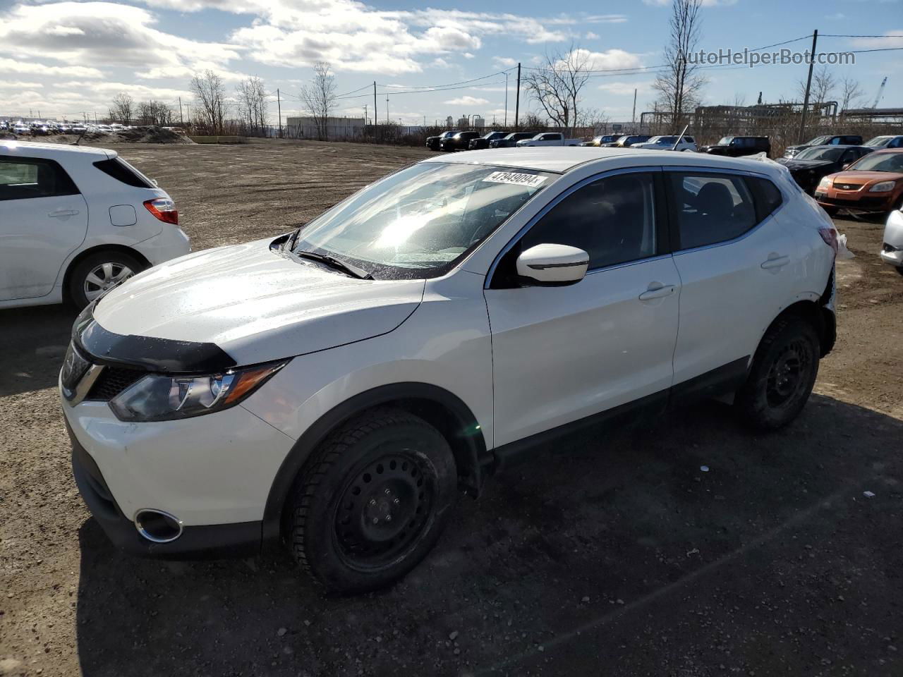 2018 Nissan Qashqai S Белый vin: JN1BJ1CP1JW158952