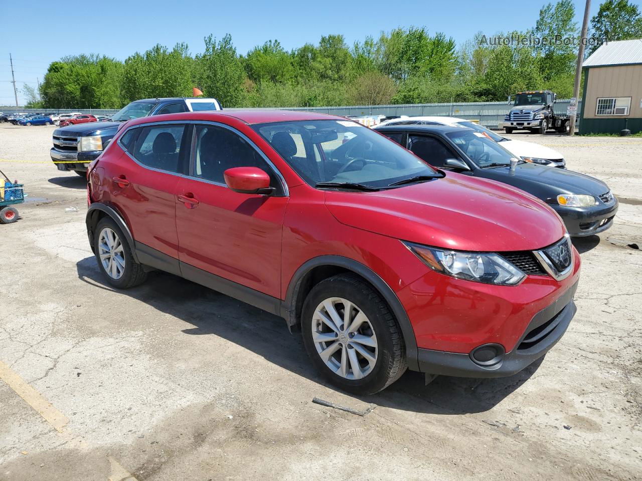 2018 Nissan Rogue Sport S Red vin: JN1BJ1CP1JW180420