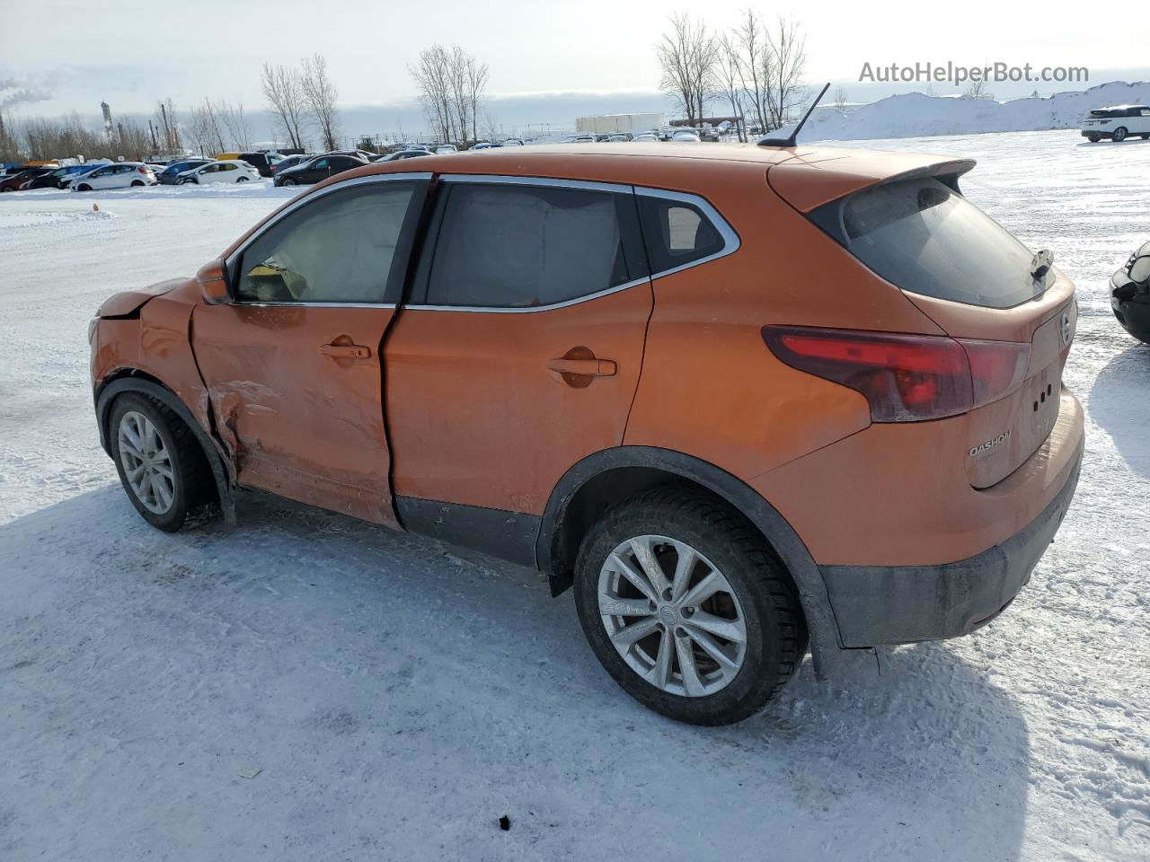 2018 Nissan Rogue Sport S Оранжевый vin: JN1BJ1CP2JW154604